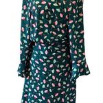Eloquii  GREEN FLORAL WRAP DRESS size 16 Photo 3