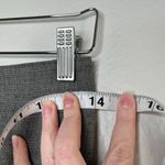 i Blues Womens Gray size zip Italian Wool Blend Skirt Size 40 Italian 6 US Photo 8