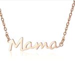 Boutique Rose gold toned Mama Necklace Photo 0