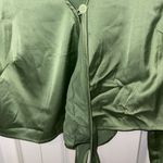 Cider  green wrap top Photo 4