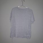On Fire  3X Kindness Short Sleeved Top in Gray White Photo 2