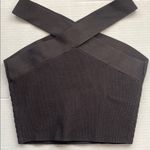 Babaton  Aritzia sculpt criss cross brown tank top Photo 2