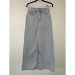On 34th Wide Leg High Waist Light Gray Jeans Sz 2 26 Boho Indie Photo 1
