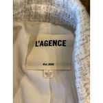 L'Agence  Brooke Double Brested Crop boucle Blazer in ivory ecru tweed style 0 Photo 5