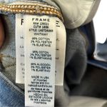 frame denim  Frame Le High Straight Denim Blue Jeans Raw Hem Ankle Whitway Stretch size 26‎ Photo 6