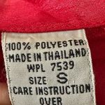 Diane Von Furstenberg  red button down vintage shirt Photo 7