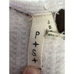 We The Free People Oversized Top SMALL S Beige Thermal Waffle Knit Tunic Laguna Photo 1