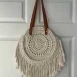 Anthropologie  Round Macrame Tote Crochet Purse BOHO VIBES ☀️☀️ Photo 2