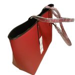 Inc international NEW |  Concepts Zoiey crimson red black trim Tote Handbag Photo 4