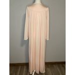 VTG Shadowline Peignoir Set M Pastel Pink Lace Robe Nightgown 70's Romantic Size M Photo 6
