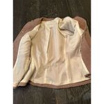 Banana Republic  Women's Pink Blazer Jacket Size 8 Lace Trim Elegant Photo 9