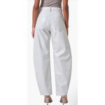 AGOLDE NWT Luna High Waist Barrel Leg Leather Blend Pants in Wisp Sz 29 $348 Photo 1