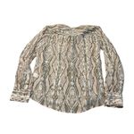 Ny Collection  sheer snakeskin print blouse Photo 3