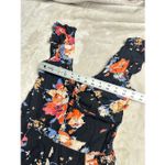 House of Hartlow Women's Size Small Black Floral One Piece Romper Shorts Photo 3