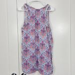 Victoria's Secret  Medium Blue, Pink Paisley Sleeveless Sleep Dress Nightie Photo 5