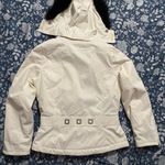 Stylish NILS insulated white ski jacket with custom metal accents Size 10P Photo 2