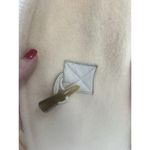 Marvin Richards Vintage J. Percy Fur Collar Toggle Button Leather Trim Size 8 Photo 11