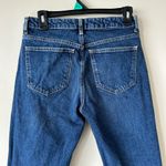 ZARA NWOT  Size 6 Dark Wash Straight Leg Blue Denim Jeans Classic 5 Pockets Photo 4