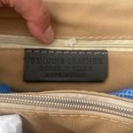 Birkin style vintage Borse in Pelle Floral Handbag Italian Leather Italy NWOT Photo 9