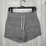 Athleta  Cabo Linen 4” Shorts Osprey Grey Heather size 2 447245-02 Photo 0