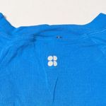 Sweaty Betty  Glisten Bamboo Workout Top Womens Small Electric Blue NWT Active Photo 4