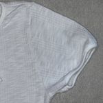 Free Assembly | White Tie Neck Top with Puff Sleeves | Small Photo 7