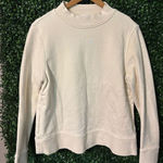 COS  CREAM PULLOVER SWEATSHIRT MOCK NECK SZ MEDIUM Photo 0