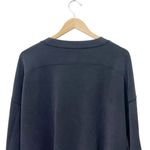 Lululemon Softstreme Oversized Cropped Crew Sweatshirt Black Size 12 Athleisure Photo 5