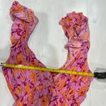 Brand new w tags Robertson + Rodeo tanger ruffle maxi fuchsia Dress S rayon Pink Photo 9