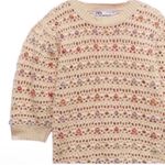 ZARA  Beige Beaded Sweater(Size Small) Photo 4
