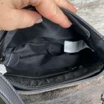 Desigual NWOT Crescent Fringe Crossbody Bag Velvet Metallic Black Rare! Unique! Photo 13