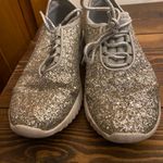Silver‎ glitter boutique brand tennis shoes Silver Size 5.5 Photo 3