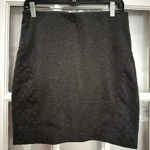 Vera Wang  | Simply Vera | Charcoal Grey Classic Stretchy Pencil Skirt Size S Photo 6