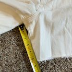 Gap NET New  Cheeky Midi High Rise Bermuda Shorts white distressed 12 31R pockets Photo 6