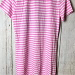 Victoria's Secret  Women's Striped Crewneck Graphic Logo Short Sleeve Sleepwear Photo 3