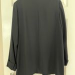 Peter Nygard Black Crepe Women's Dress Jacket Flowy Blazer Wrap Sz 10 Photo 8