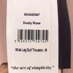 NEW Because of Alice BOA Wide Leg Suit Trousers Dusty Rose M Pink Size M Photo 11