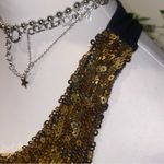 Material Girl  2000s style glamorous rockstar gf gold sequin tank Photo 3
