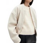 Mango Sweater with Decorative Seam Beige NWT XL Photo 6