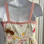 Ann Taylor  Petites Cream Floral Lined Cotton Sundress- 10P Photo 9