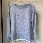 Madewell  Surfbreeze Slouchy Terry Sweatshirt Pullover in Marled Gray Photo 0
