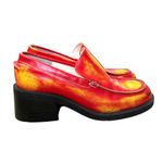Steve Madden RARE Vintage Y2K  Heat Map Chunky Platform Leather Loafers Size 8 Photo 1