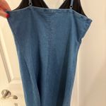 Iris Denim Dress  Mini Front Zip Photo 1