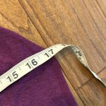 Beyond Yoga Beyond the Bump  purple faux wrap maternity top large Photo 4