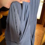 American Eagle  Outfitters Strapless Tiered Crochet Denim Blue Dress Size Large Photo 7