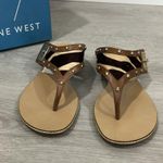 Nine West • NwLalie slide sandal in animal print buckle and studs Photo 4