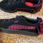 Puma x Barbie Black Suede Skate Shoes Photo 2