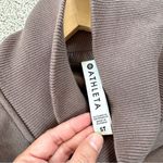 Athleta  Cozy Karma Side Zip Funnel Neck in Coffee House Size ST Photo 7