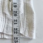 Roberto Collina Ecru Ribbed Lace Up Short Sleeve Knit Top Sweater Photo 7