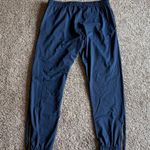 ZYIA Active Peak Ankle Jogger Pants Gold Zipper Womens Athletic XL Blue Photo 3